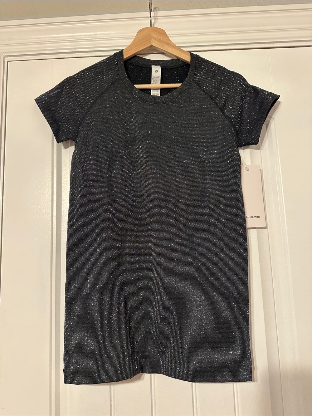 NWT lululemon athletica Short Sleeve  swiftly tech sparkle